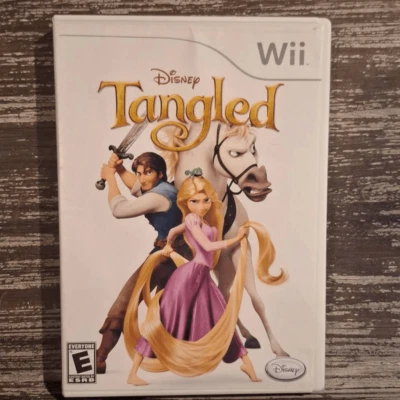 Disney Tangled (Nintendo Wii, 2010) Complete  with Manual - Image 1 of 4