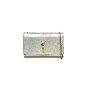 SAINT LAURENT Kate Chain Bag Shoulder Bag Cowhide Champagne Color - Picture 1 of 15