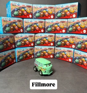 Disney Pixar Cars Mattel Mini Racers Fillmore VW Bus - Picture 1 of 3