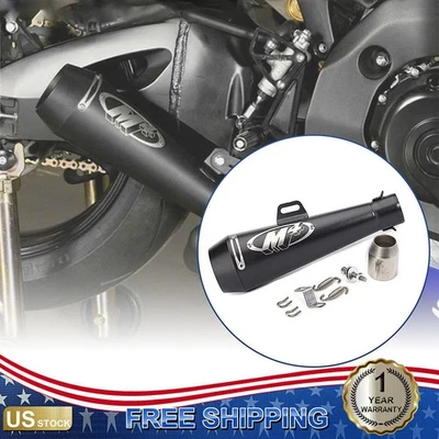38-51mm Universal Motorcycle Exhaust Muffler Pipe Slip with DB Killer M4  HEAVY - Изображение 1 из 4