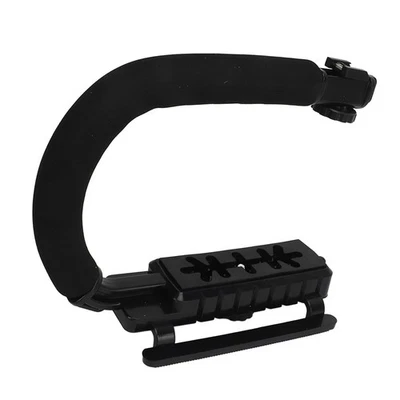 Video Action Stabilizing Handle Aluminum Alloy And ABS U Type Camcorder Handheld - Image 1 of 4