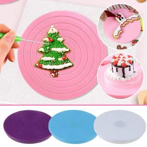 14cm Cake Decorating Stand Icing Rotating Revolving Turntable Bakings Display - Picture 1 of 17