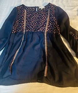 Sophia + Zeke Tomato Print Girls Gorgeous Flowy Blouse - Picture 1 of 5