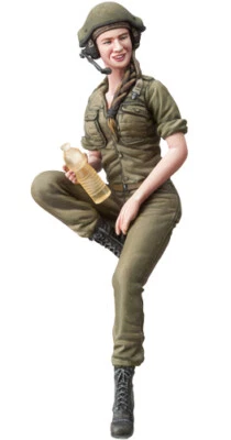 1/16 Cifre Kit Idf Donna Carro Armato Figura 1 - Immagine 1 di 2