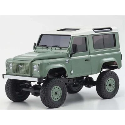 Kyosho 1/24 Land Rover Defender 90 Heritage MINI-Z 4x4 Crawler RTR KYO32527GR - Image 1 of 4