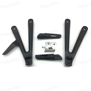 Motorbike Rear Passenger Foot Pegs Bracket Fit For Honda CBR600RR 2005-06 Black - Picture 1 of 6