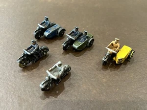 Vintage Dinky - Motorrad - Beiwagen - Polizei, AA, RAC - 37a, 37b, 42b, 43b, 44b - Bild 1 von 18