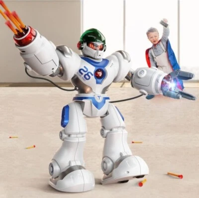 Ruko 7088 Large RC Robot Toys for Kids, Soft Darts Shooting Remote Control Robot - Image 1 of 4