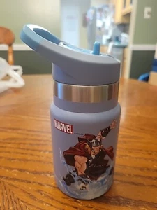 Marvel 12 oz Kids Bottle Avengers Age 6 + Stainless Steel Double Wall Insul - Picture 1 of 4
