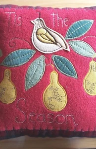 Jim Shore "Tis The Season" Accent Pillow  - Picture 1 of 4
