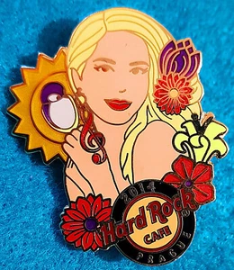 PRAGUE BEAUTIFUL BLONDE SUMMER SEASONS SERIES 2014 GIRL Hard Rock Cafe PIN LE - Picture 1 of 1