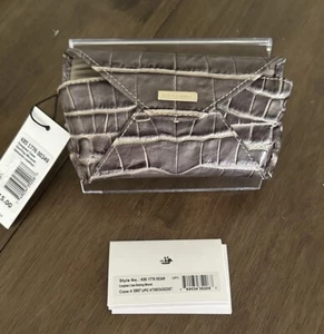NEW BRAHMIN Gray Sterling Miravet Color Eyeglass Case - Picture 1 of 6