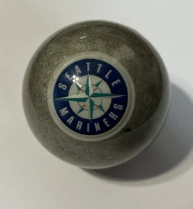 Palla di spugna personalizzata argento MLB piscina/biliardo Seattle Mariners Ottimo regalo! Unico! - Foto 1 di 3