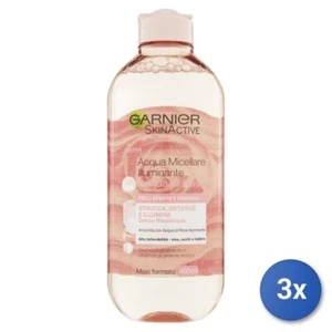 3x Garnier Wasser Mizellen Erleuchtenden Wasser Rose 400Ml - Bild 1 von 3