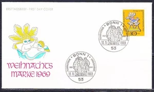 Germany 1969 FDC cover Mi 610 Sc B454 Toy Christmas.Ersttagbrief - Picture 1 of 1