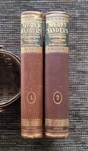 RARE 2-VOLUME 1910 Muret-Sanders Englisch-Deutsches, English-German Dictionary - Imagen 1 de 12