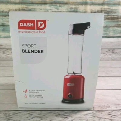 Licuadora deportiva DASH Tapa de botella de viaje con capacidad de 20 oz NIB Batidora de cocina Foto 1 de 4
