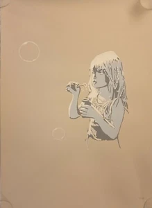 EMO RAPHIEL ASTORIA "Make a Wish" Screenprint 2011~ Edn #/50 Signed -Blindstamp - Picture 1 of 6