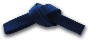 Solid Belts 4 cm Wide Double Wrap Sizing for Karate/Taekwondo/Judo/Kendo/Hapkido