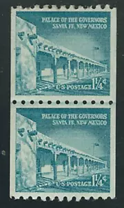Scott #1054A...1-1/4 Cent...Santa Fe...Joint Line Pair - Picture 1 of 1