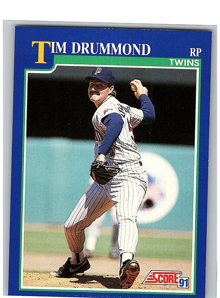 1991 Score Baseball Card Single - #76 Tim Drummond - Image 1 of 2