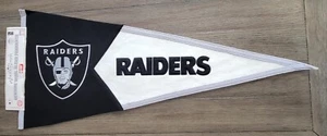 OAKLAND RAIDERS Wool Blend Pennant 17x40 Winning Streak Sports Las Vegas Raiders - Picture 1 of 4