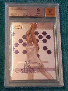 2002-03 Finest #173 Amare Stoudemire AU RC BGS 9 966/999 AU BGS 10 - Picture 1 of 2