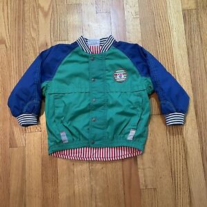 Vintage Lego Wear SPORTY Youth Kids Boys Windbreaker Jacket Coat Size 92/2 Years
