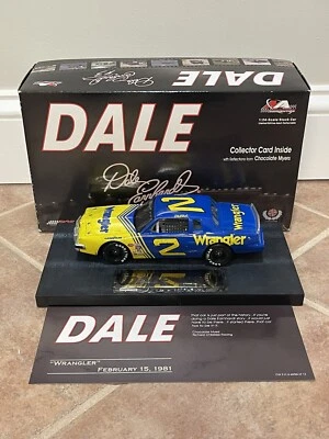 1981 Dale Earnhardt Wrangler #2 Pontiac Grand Prix Action Movie Set #2/12 1/24 - Image 1 of 4