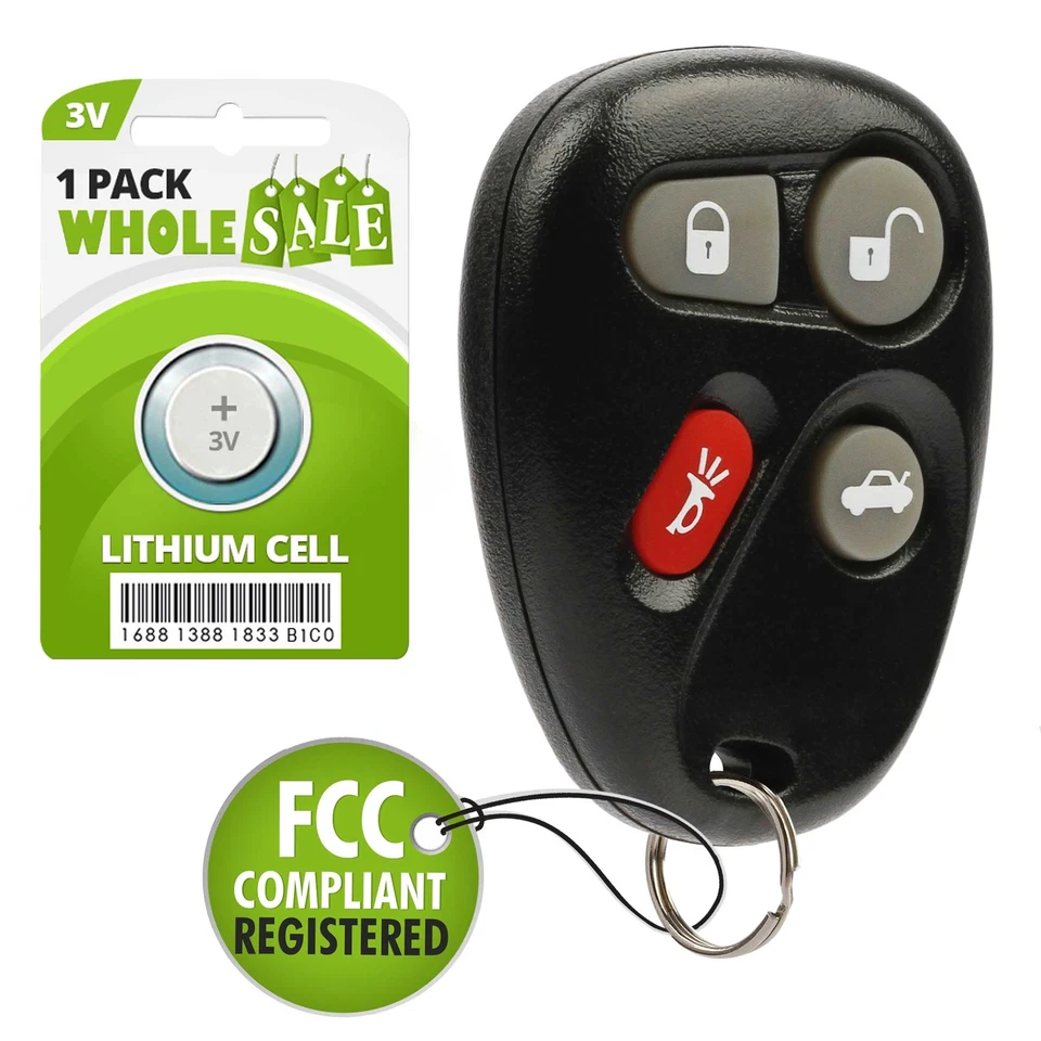 Replacement For 2001 2002 2003 2004 2005 Chevrolet Malibu Key Fob Remote Foto 1 de 4