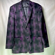 Men’s Sports Jacket 46R By PRONTI Rayon& Polyester Multicolored 