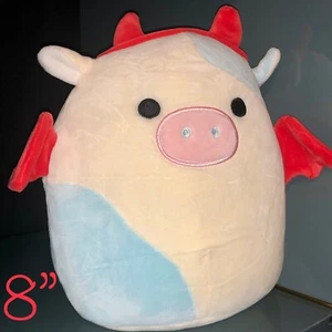 Squishmallow 8” Belana the Devil Cow Halloween 2022 - Picture 1 of 2