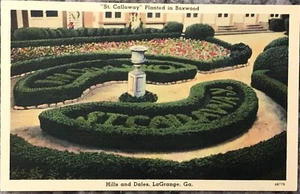 Vintage Postcard LaGrange Georgia Hills and Dales St. Callaway View Unposted - Picture 1 of 2