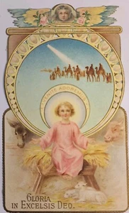 Nativity Holy Card circa 1890-1910 - Picture 1 of 1
