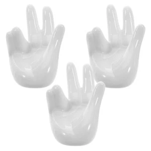 3 Pcs Easter Egg Cup Holder Air Plant Display Stand Ceramic Airplant - Zdjęcie 1 z 12