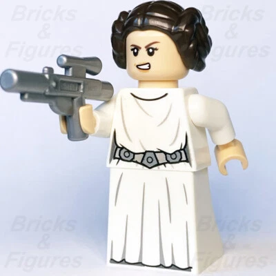 LEGO® Star Wars Princess Leia Minifigure White Dress Outfit 75301 75244 sw1036 - Image 1 of 3