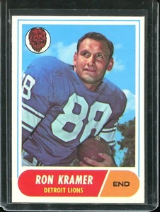 1968 Topps Football # 51 Ron Kramer NM-MT Near Mint to Mint - Picture 1 of 2
