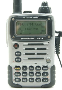 YAESU STANDARD VX-7 50/144/430MHz Triband Waterproof Radio Gray Excellent Cond. - Picture 1 of 19