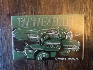 Vintage 1968 Chevrolet Owners Manual Original Caprice Impala Bel Air - Picture 1 of 2
