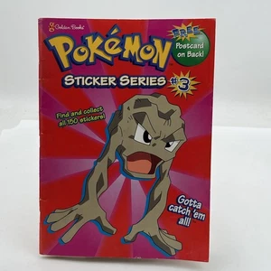 NEW Golden Books Pokemon Sticker Series #3 Book W/ Unused Stickers 1990’s - Picture 1 of 15