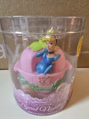 NEW DISNEY PRINCESS FIGURAL GLOWING LAMP CINDERELLA NIGHT LIGHT 6” X 4" RARE - Image 1 of 4