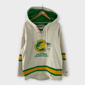 Old Time Hockey California Golden Seals Men’s Size Large Pullover Hoodie - Picture 1 of 5