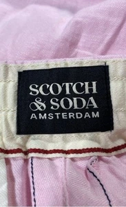 Scotch & Soda Women's Pink Organic Cotton Pants Size 29 NWT - Picture 1 of 7