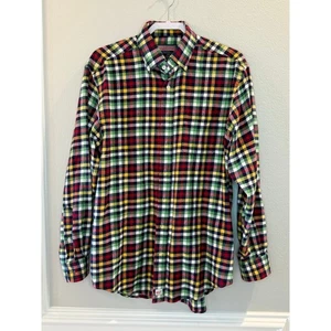 Vineyard Vines Herren mehrfarbig kariert Knopfleiste Flanell Murray Hemd Gr. M  - Bild 1 von 6