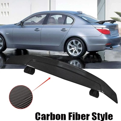 For BMW530i Series 2006 52" Carbon Fiber Spoiler Wing+Rear Trunk Wing GT Style Foto 1 de 4