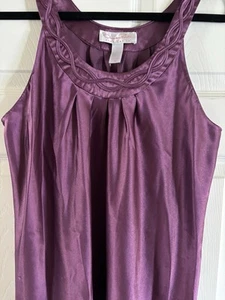 Vintage Oscar de la Renta Pink Label Satin Nightgown Lingerie L Glamour Classy  - Picture 1 of 8