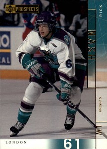 2000-01 UD CHL Prospects Hockey #42 Rick Nash London Knights
