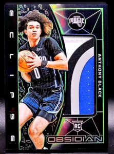 ANTHONY BLACK 23-24 OBSIDIAN ELECTRIC ETCH GREEN MAGIC PATCH ROOKIE RC 19/25 - Picture 1 of 3