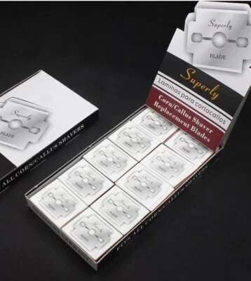 100 Callus Remover Dead B Jf Blades Plane Blades For Foot Hard skin Replacement - Image 1 of 4