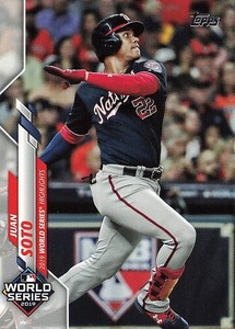 2020 Topps #6 Juan Soto WSH EX-NM Washingotn Nationals